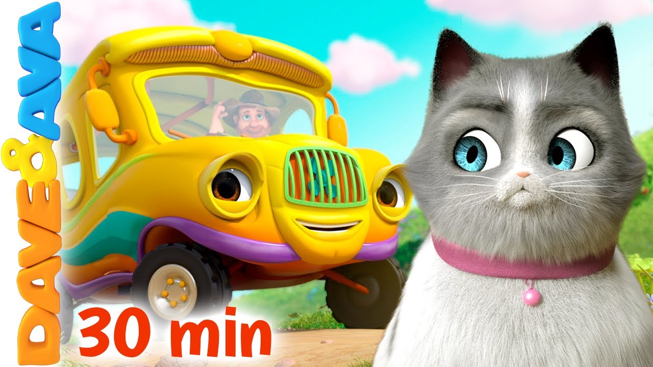 🚌 The Wheels on the Bus and More Nursery Rhymes | Rig a Jig Jig | Baby Songs by Dave and Ava 🚌