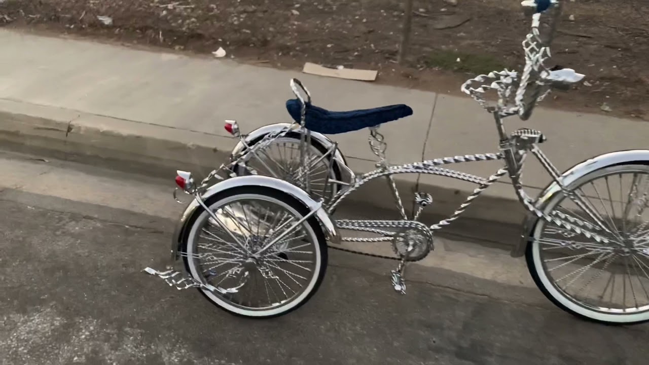 20” inch tricycle chrome twisted -vulture line company-tricycle lowrider