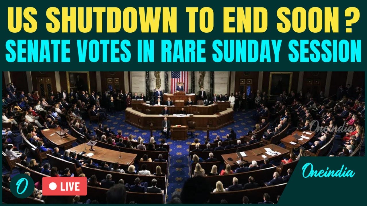 US Government Shutdown LIVE | US Senate VOTES to End the 40-Day Shutdown | US Senate LIVE