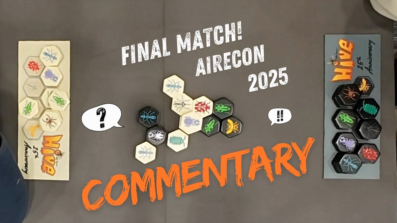 🐝 Final Hive Match at Airecon 2025 – With commentary by Francesco! 🎙️