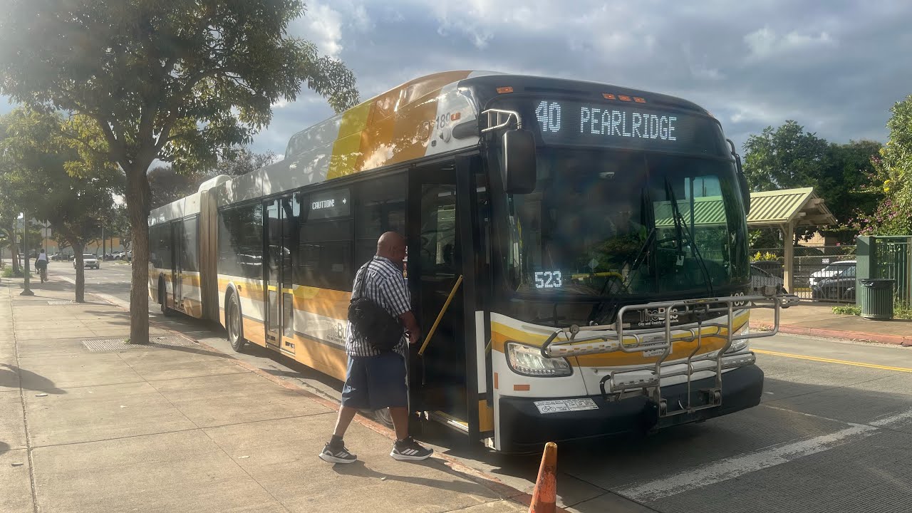 TheBus Honolulu Bus 189 Route 40 PEARLRIDGE (Rare)