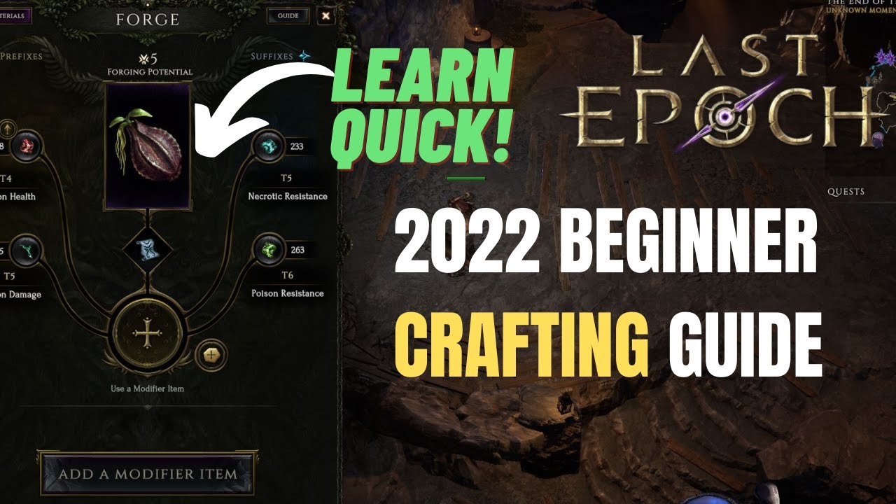 Last Epoch Crafting Guide for Beginners - 2022
