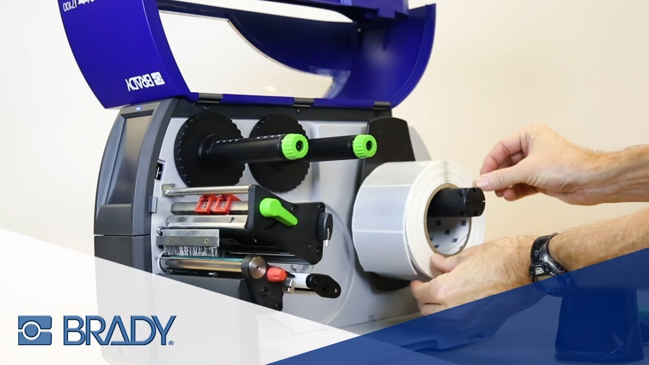 BradyPrinter i7100: How to load labels