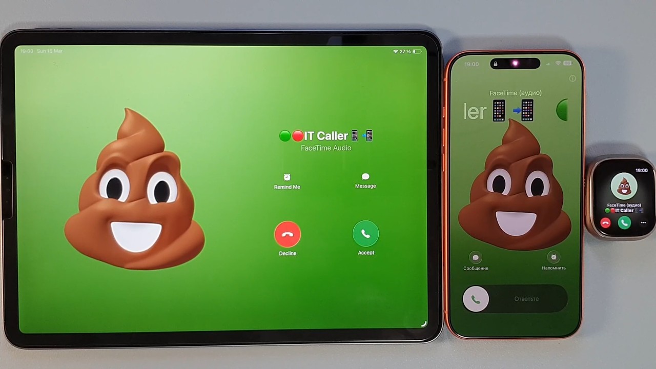facetime incoming call iphone 17 pro max ipad pro 11 apple watch ultra 3 incoming call