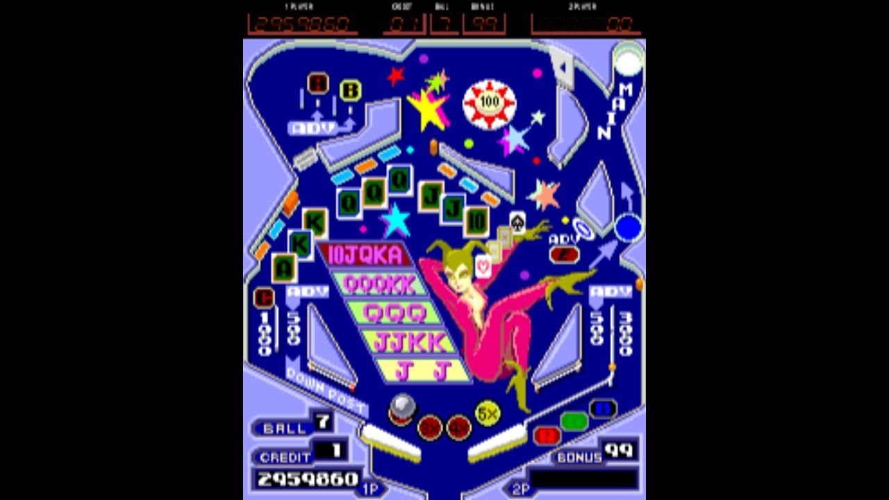 Pinball Action [Arcade Longplay] (1985) Tecfri