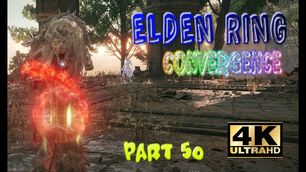 Elden Ring Convergence Divine Beast Dancing Lion Romina Saint of the Bud Boss Fight #50 GAMEPLAY