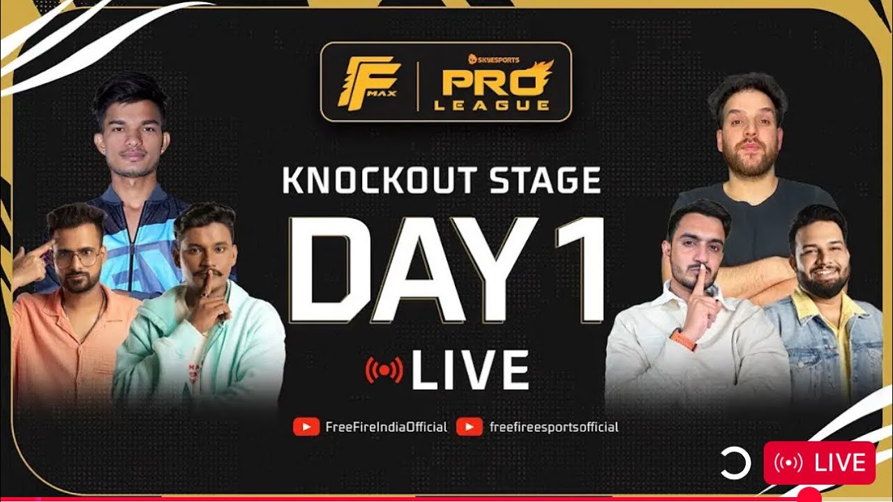 [HI] Skyesports Pro League FFM 2025 |Knockout Stage - Day 1 | Free Fire MAX|