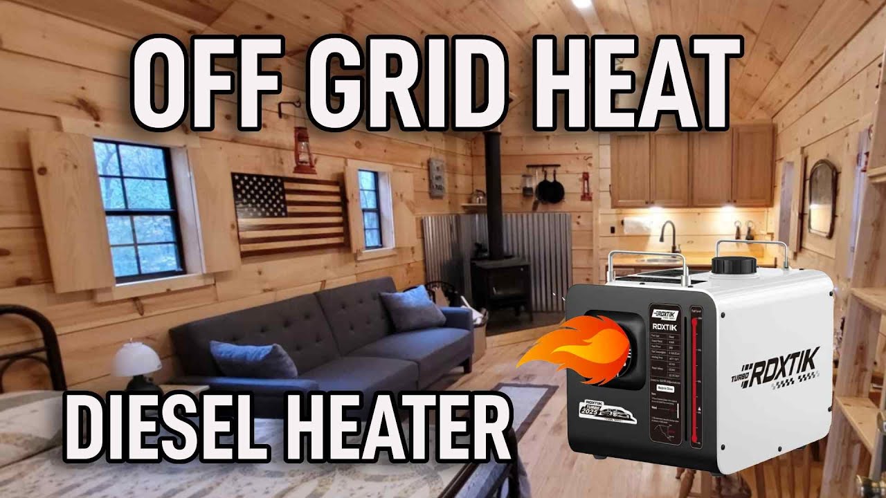 Diesel Heater Install in an Off-Grid Cabin | Quiet, Efficient Winter Heat In Sub Zero Temps