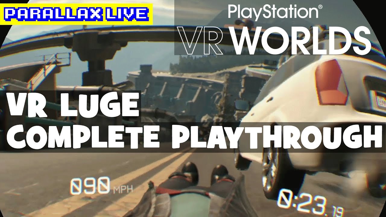 PlayStation VR Worlds VR Luge Gameplay: Complete Playthrough (No Commentary)