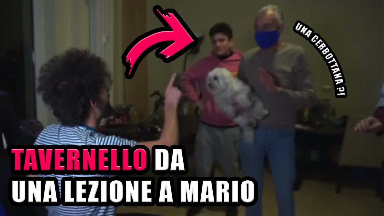 TAVERNELLO DA UNA LEZIONE A MARIO