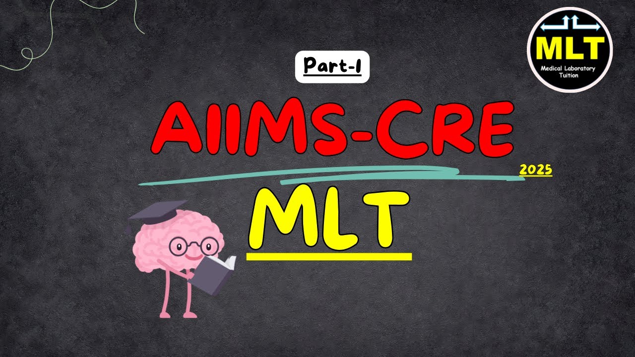 Aiims CRE  lab technician MLT Revision- part-1