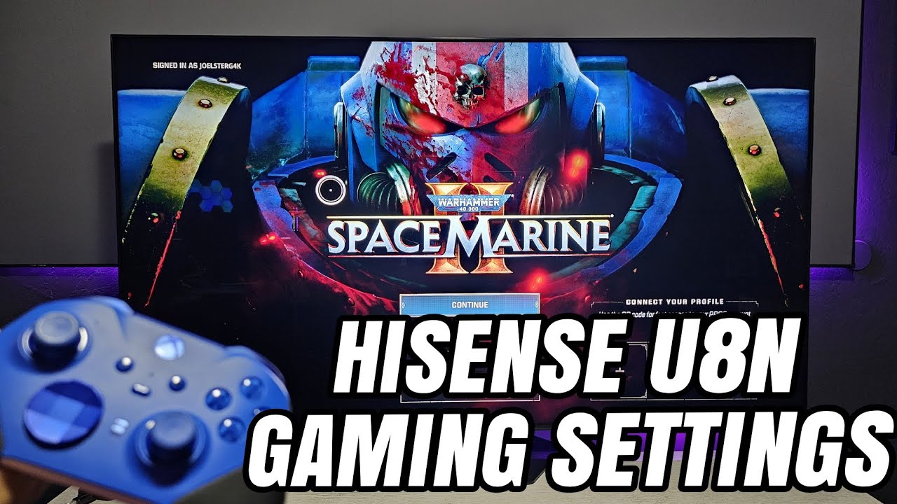 Hisense U8N Gaming settings