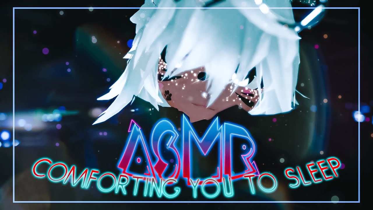 ASMR VR Comforting You Back To Sleep 💤 | Brushing & Scratching Triggers🖤 | No Talking 💫 | VRChat 🔮