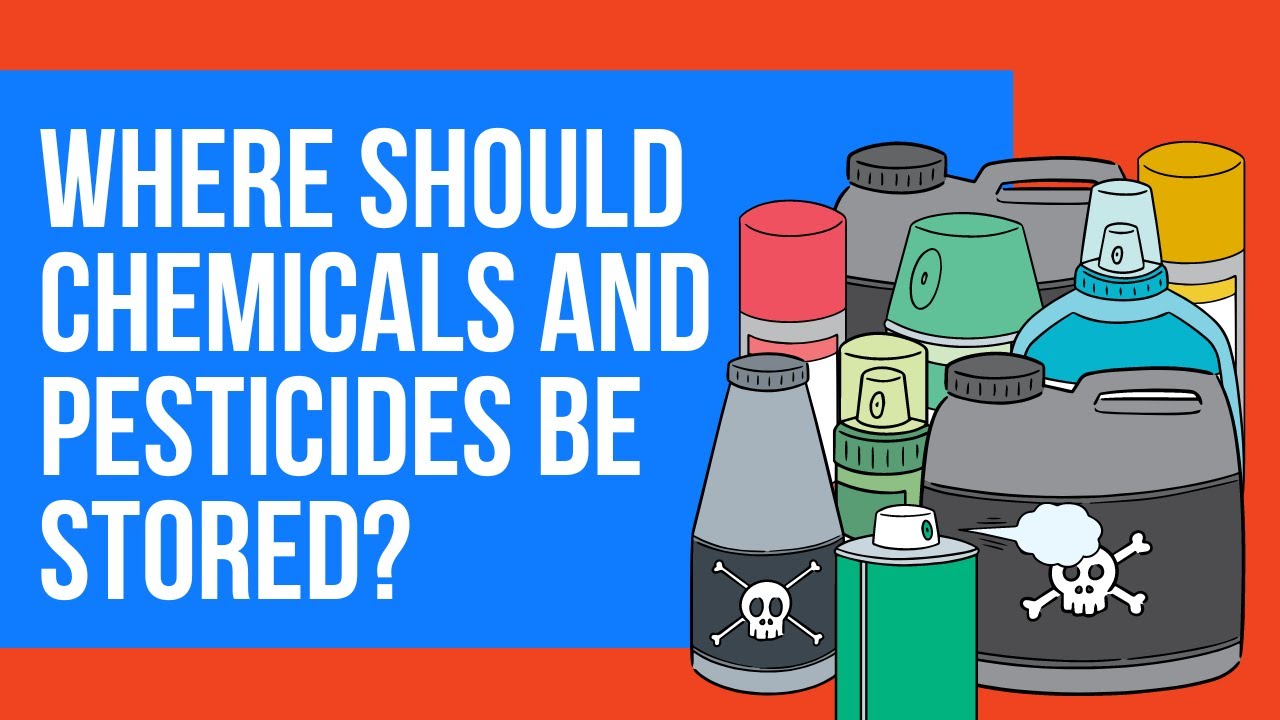 EHS Training: Where should chemicals and pesticides be stored?