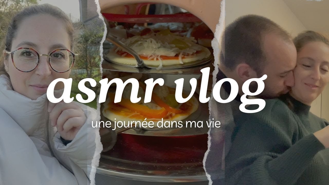ASMR VLOG - Mini Pizza, Haul & Balade 🧡