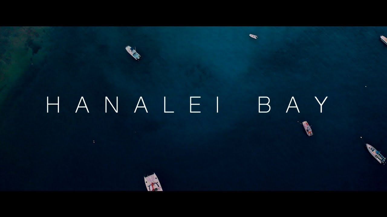 Hanalei Bay, Kauai 4K Drone Footage