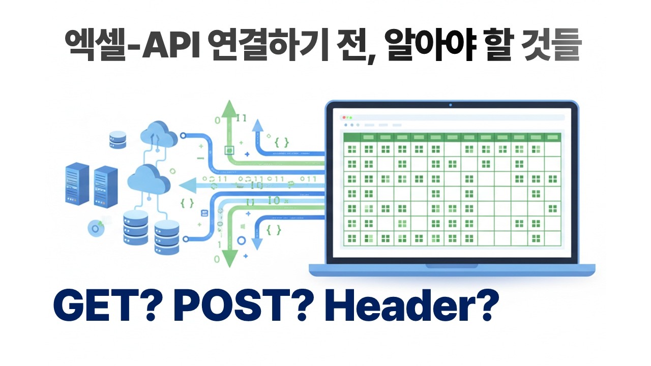 엑셀 API 연동 전 필수 개념 | 통신 용어 기본 정리 (Request·Response·서버 이해)
