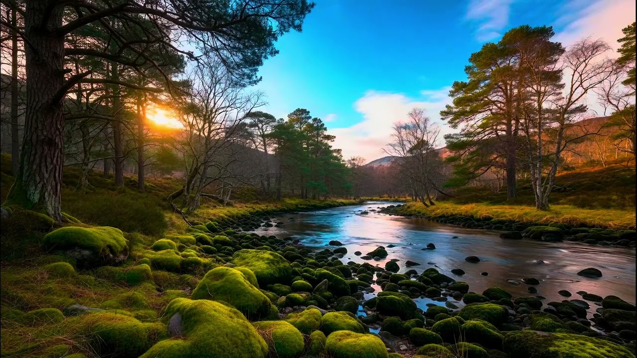 Design Like A Pro - Calm River Flow White Noise for Creative Art Work & Focus Mode