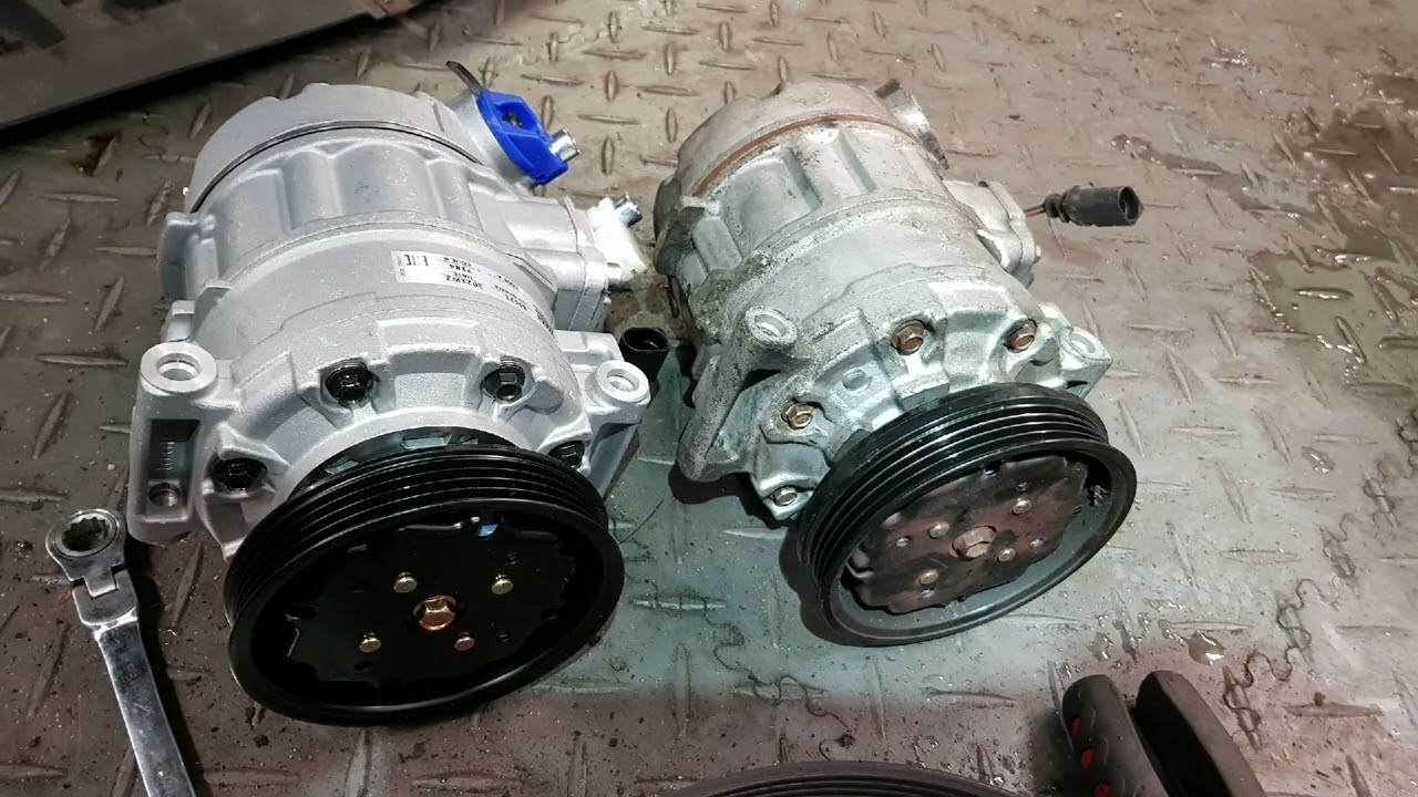 Audi A4 hałas z silnika, wymiana sprężarki