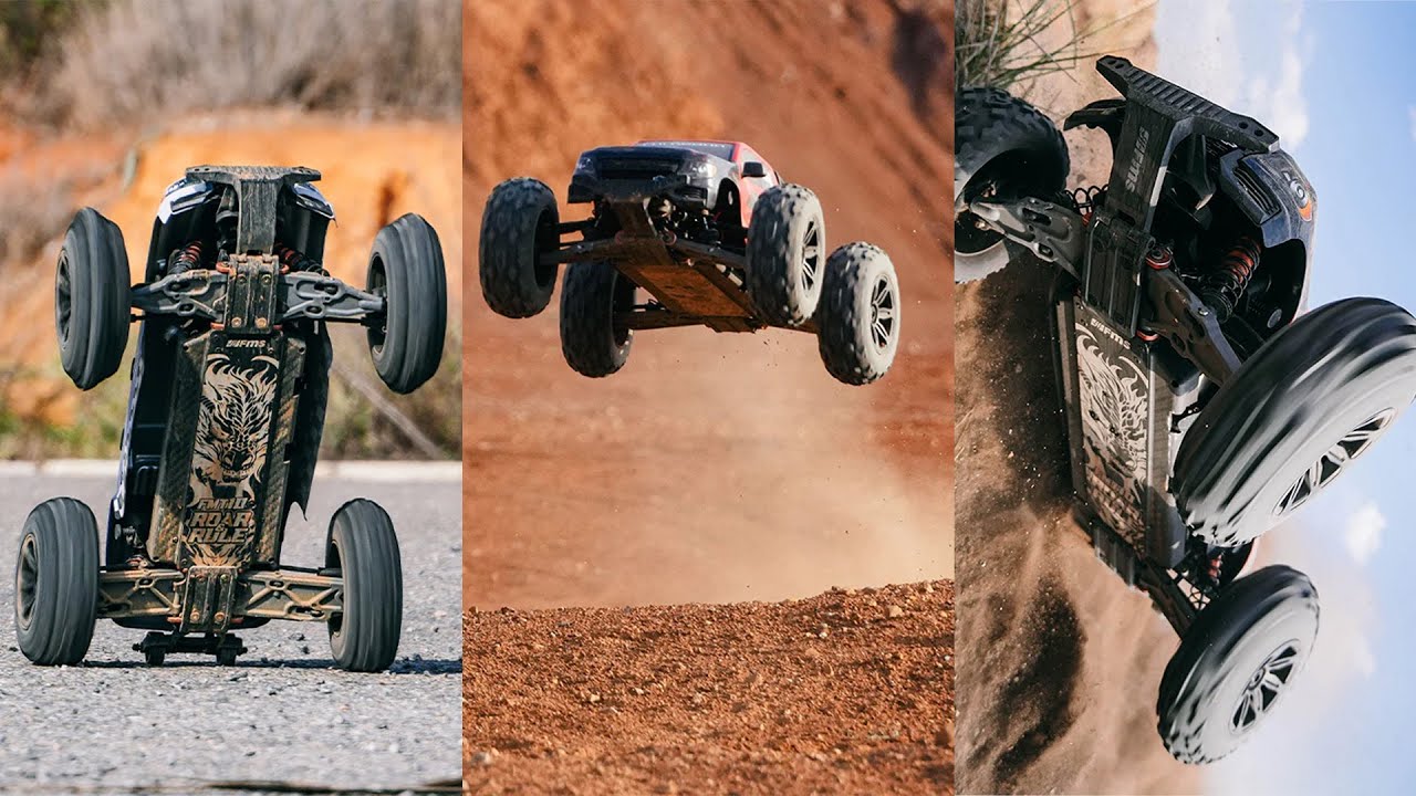 Shredding the New FMS 1:10 FMT10 Brushless Chevrolet Colorado Basher RS 4WD