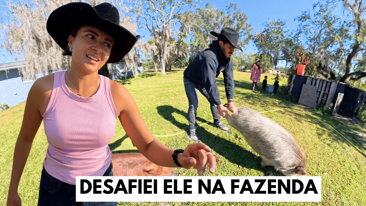 Transformei meu irmão da cidade em fazendeiro