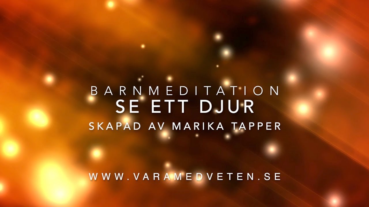 BarnMeditation för att sova - Se ett djur
