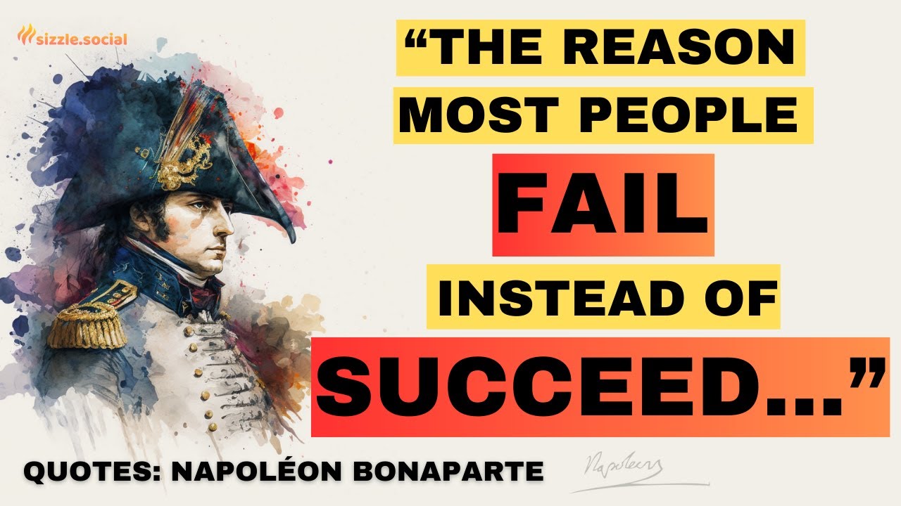 Napoléon Bonaparte's Greatest Quotes on Leadership and Success