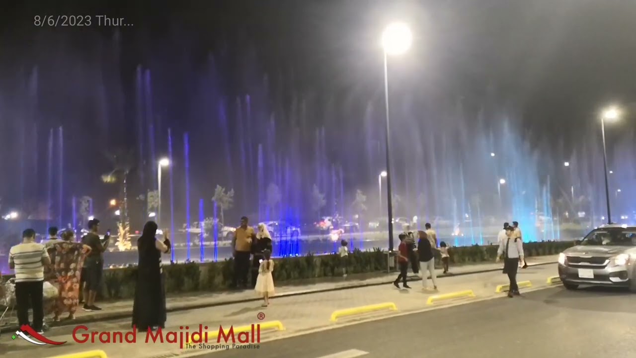Grand Majidi Mall, Amazing Musical Fountain.