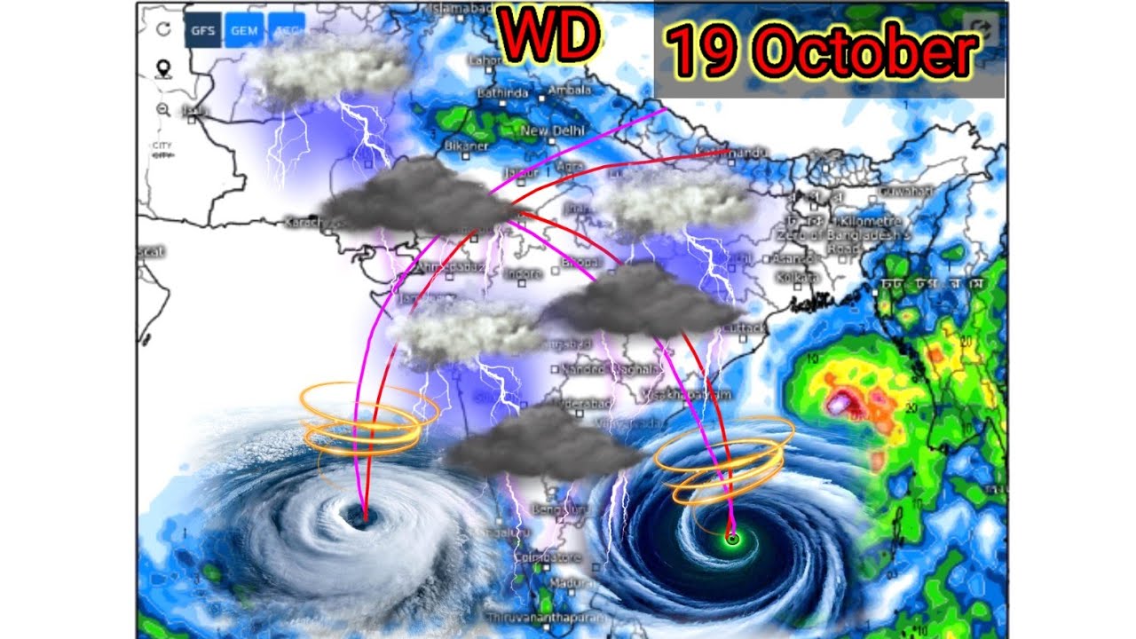 All India Weather Forecast Next 15 Days Post Monsoon Weather System Track Direction Update ⚠️