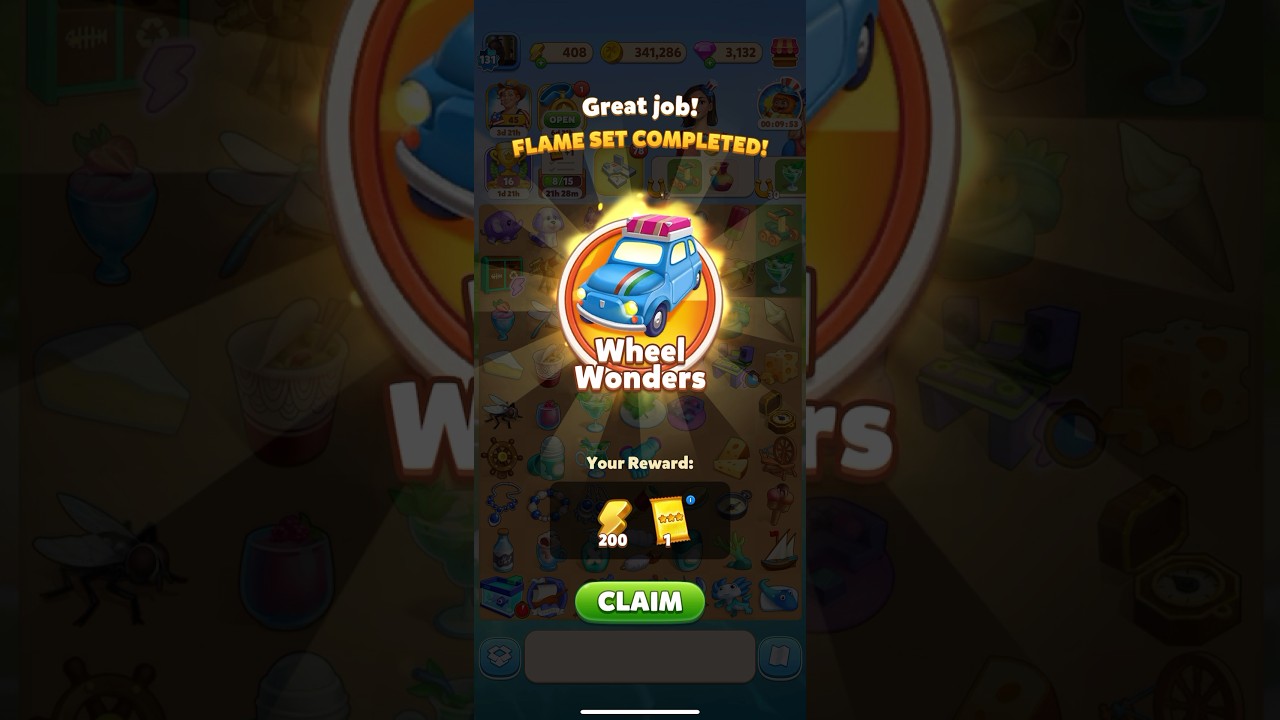 Travel Town - Wheel Wonders Flame Set Completed #traveltown #games #mergegames