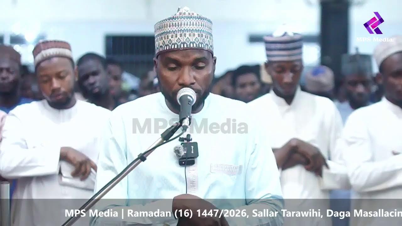 Kai tsaye: Sallar Tarawihi, Ramadan (16) 1447/2026  Daga Masjid Banu Commassie KTN