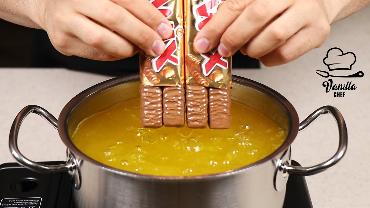 Have you ever made a Twix cake like this?! this is storm!!!