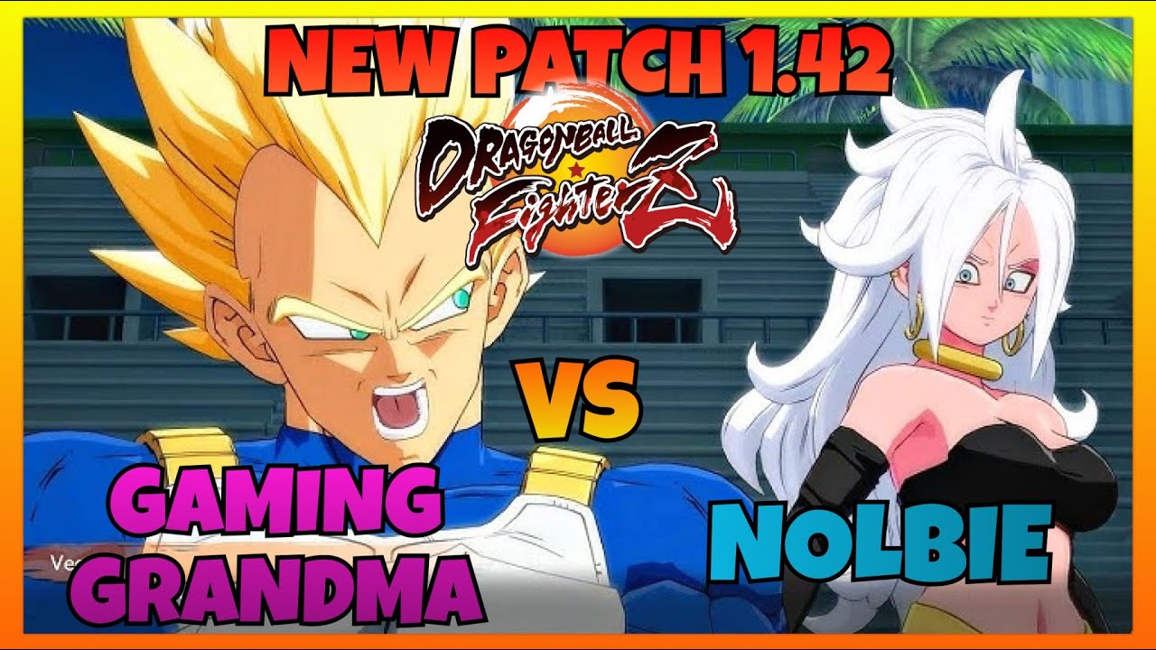 DBFZ 1.42 GAMINGGRANDMA vs NOLBIE gameplays (Kid Buu, SSJ Vegeta, A 17 vs Teen Gohan, Frieza, A 21)