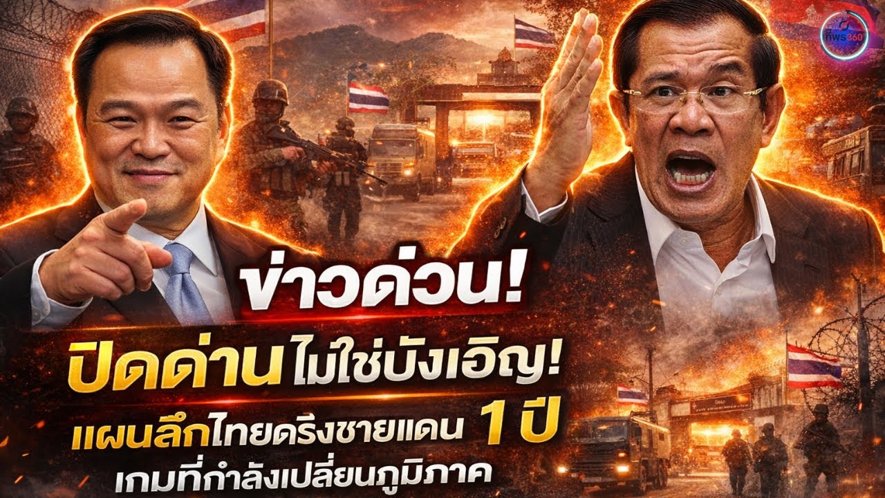 ข่าวสด! ปิดด่านไม่ใช่เรื่องบังเอิญ เปิดแผนลึกไทยตรึงชายแดนกัมพูชายาว 1 ปี เกมที่กำลังเปลี่ยนภูมิภาค