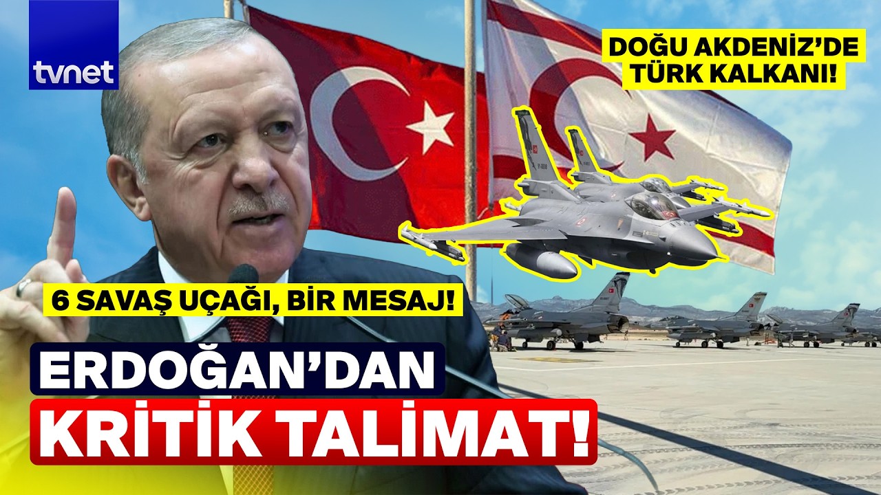 TÜRKİYE’DEN KKTC’YE F-16 KALKANI! Ankara Doğu Akdeniz’de kartları yeniden karıyor!