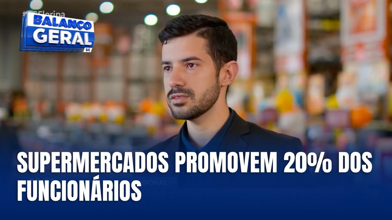 Supermercados em SC promovem 20% dos funcion&aacute;rios por ano