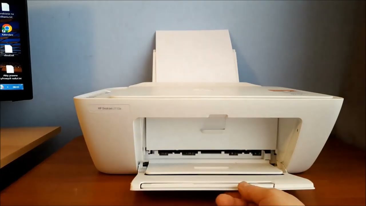 Jak wymienić czarny tusz drukarka HP 2710e 🛠 🖨