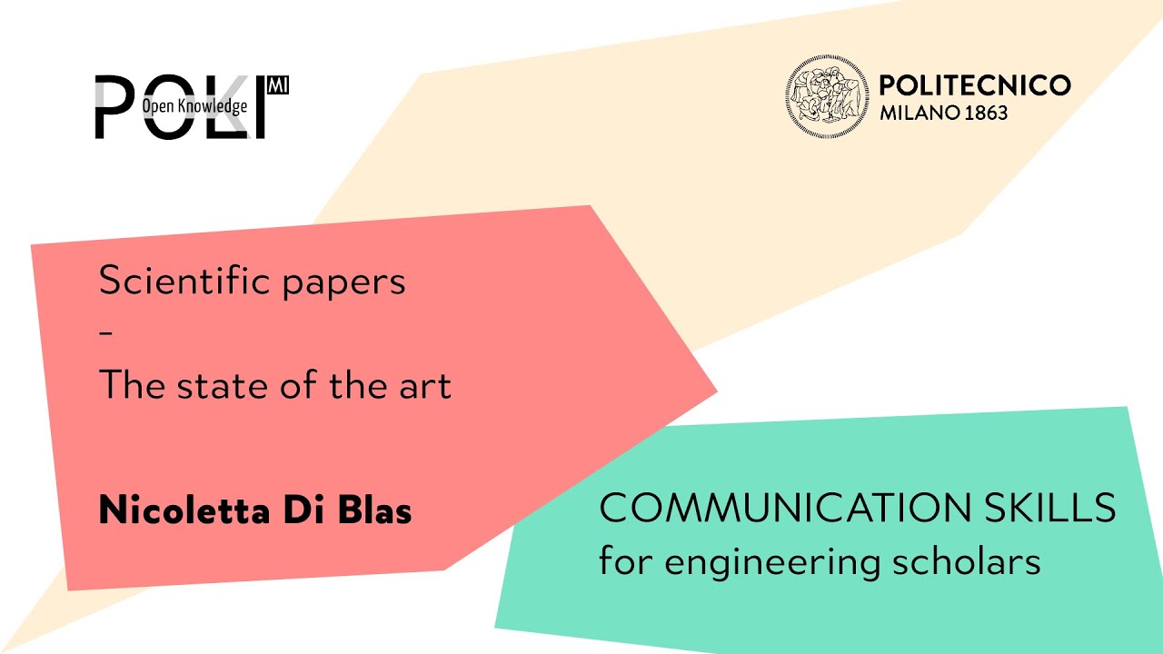 Scientific papers: the state of the art (Nicoletta Di Blas)