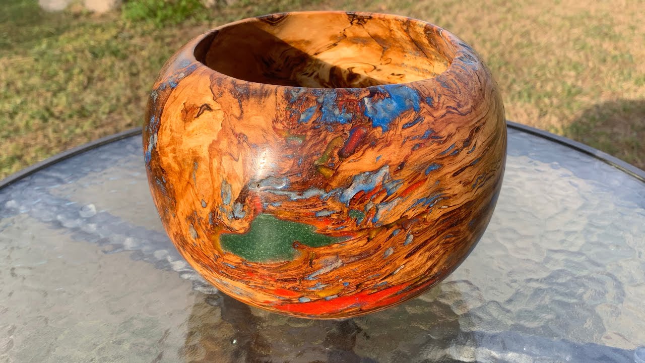 Rotten Birch Bowl | Woodturning