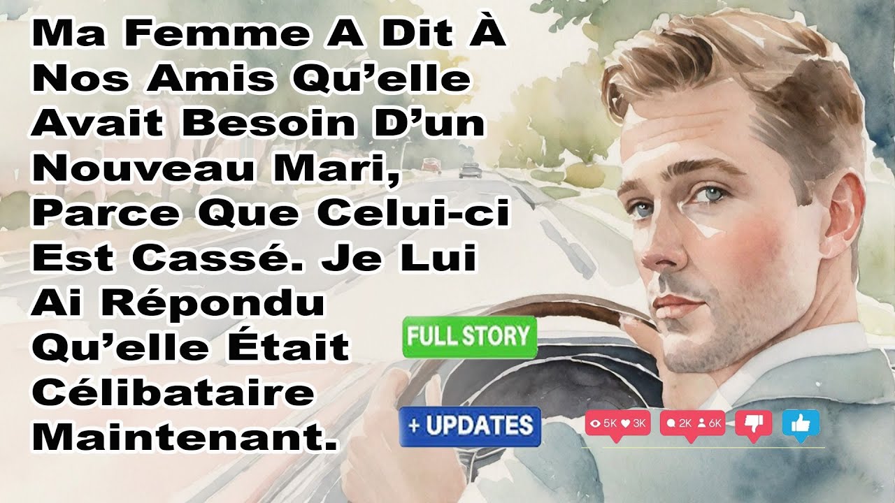 Ma Femme A Dit À Nos Amis Qu’elle Avait Besoin D’un Nouveau Mari, Parce Que Celui-ci Est Cassé.