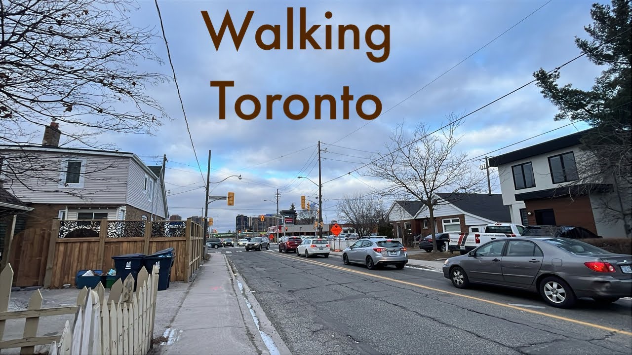 Walking Victoria Park Avenue From Kingston Rd to the Subway in Old Toronto/Scarborough 1/5/2025