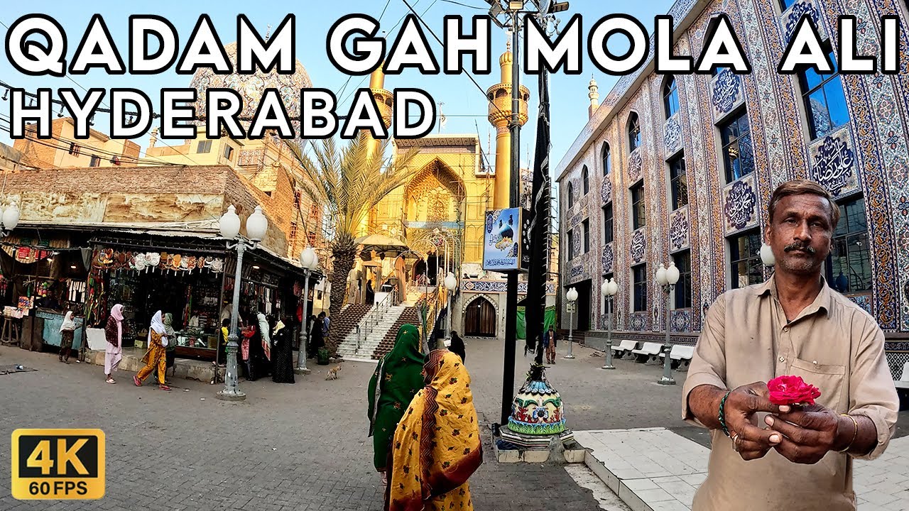 Spiritual Walk at Qadam Gah Hyderabad - A Journey Through Faith & Heritage - Walking Tourist 4K