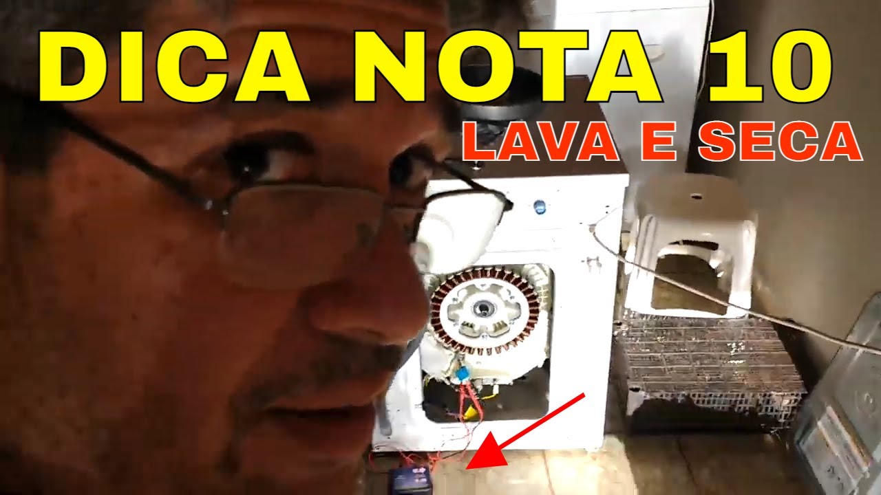 DICA NOTA 10 DE CONSERTO DE LAVA E SECA