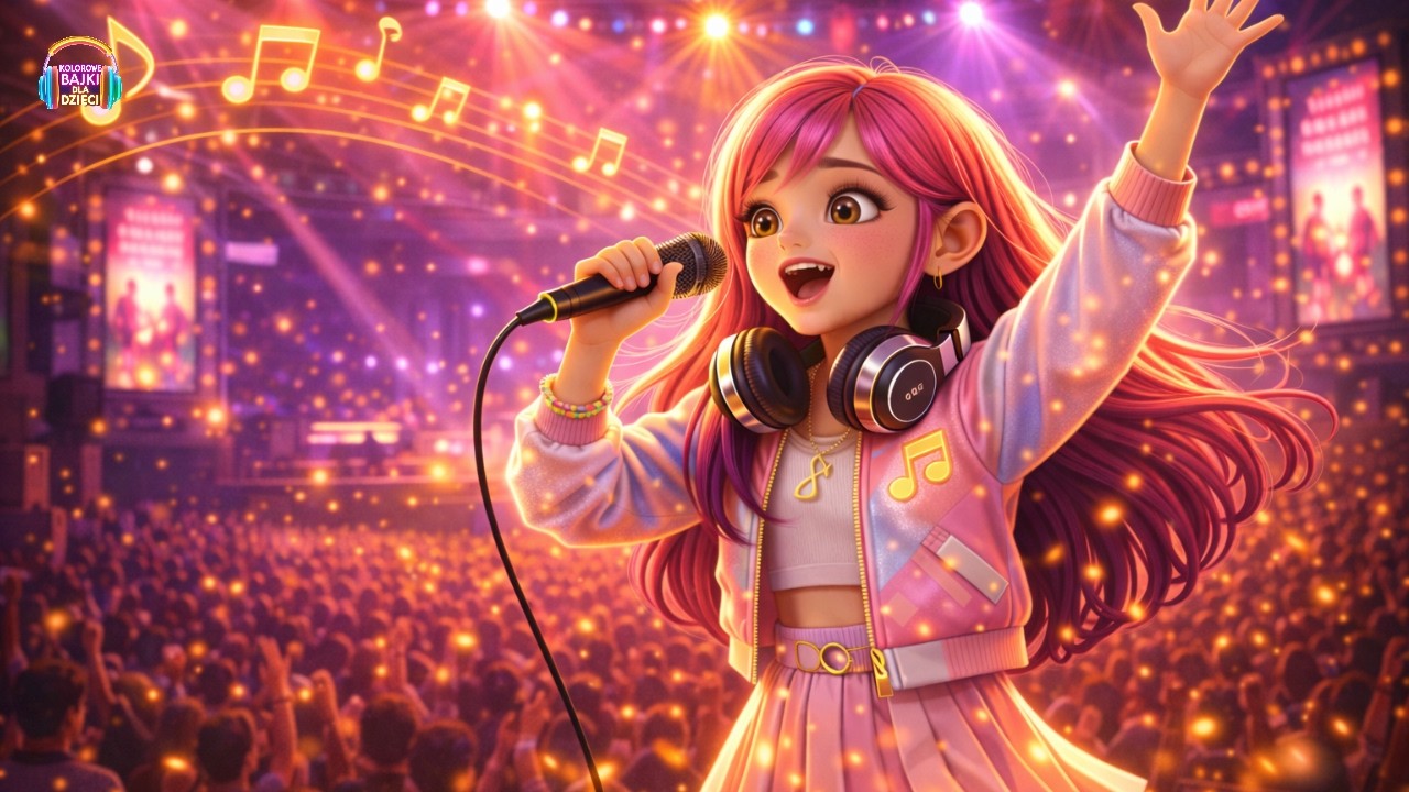 🎤Dziewczynka z YouTube została gwiazdą 🎤✨ Lumi Melody i Złote Nutki | Bajka muzyczna K-Pop