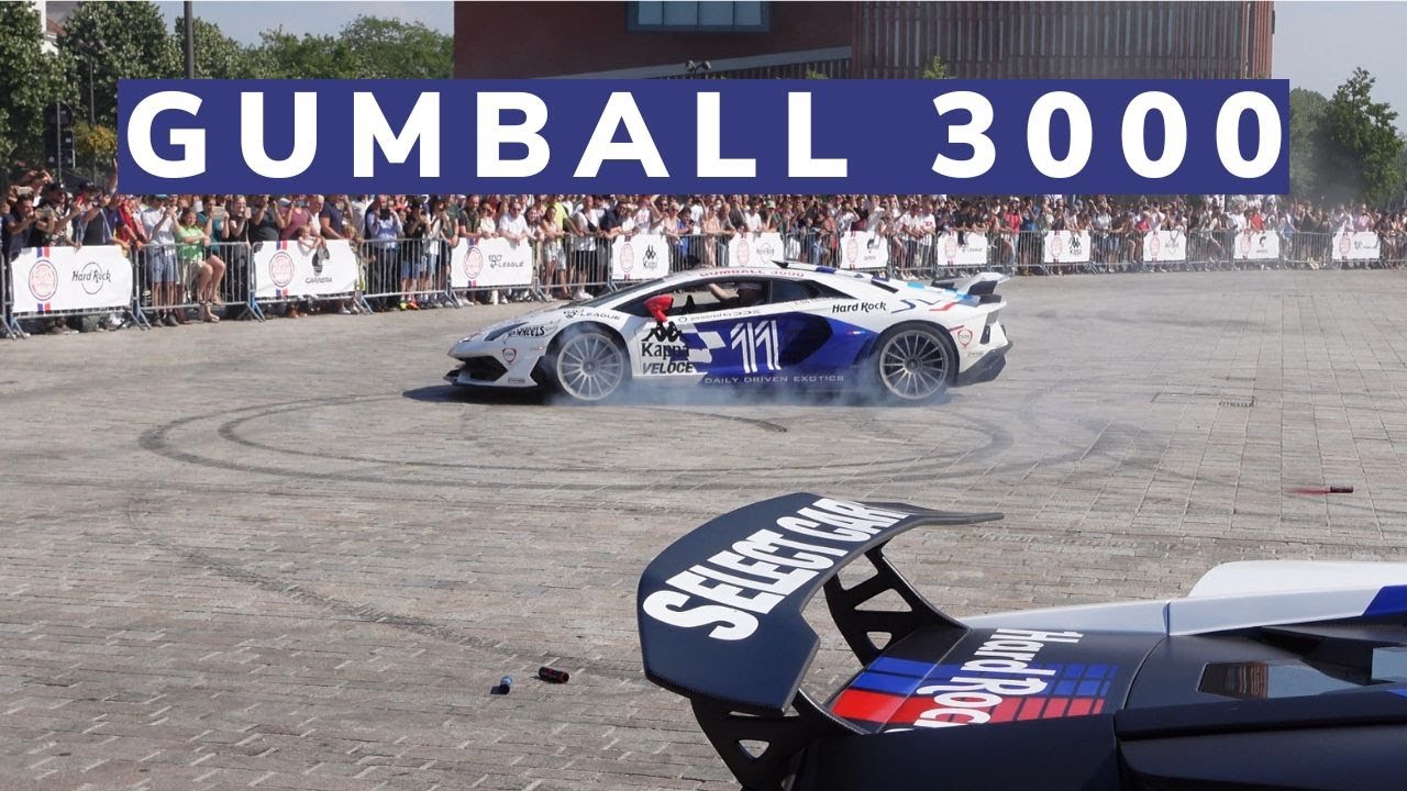 Gumball 3000 Europe tour arrives at Bruges!