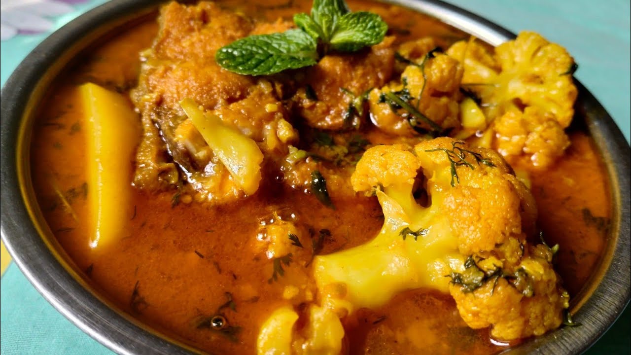 রুই মাছ দিয়ে আলু ফুল কপির ঝোলের  রেসিপি 