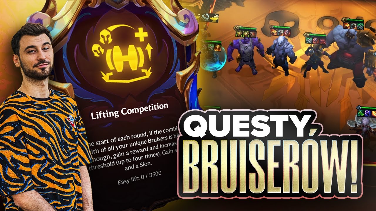 WYPŁACAM NAJTRUDNIEJSZY AUGMENT POD QUESTY BRUISERÓW! TFT SET 16 PBE