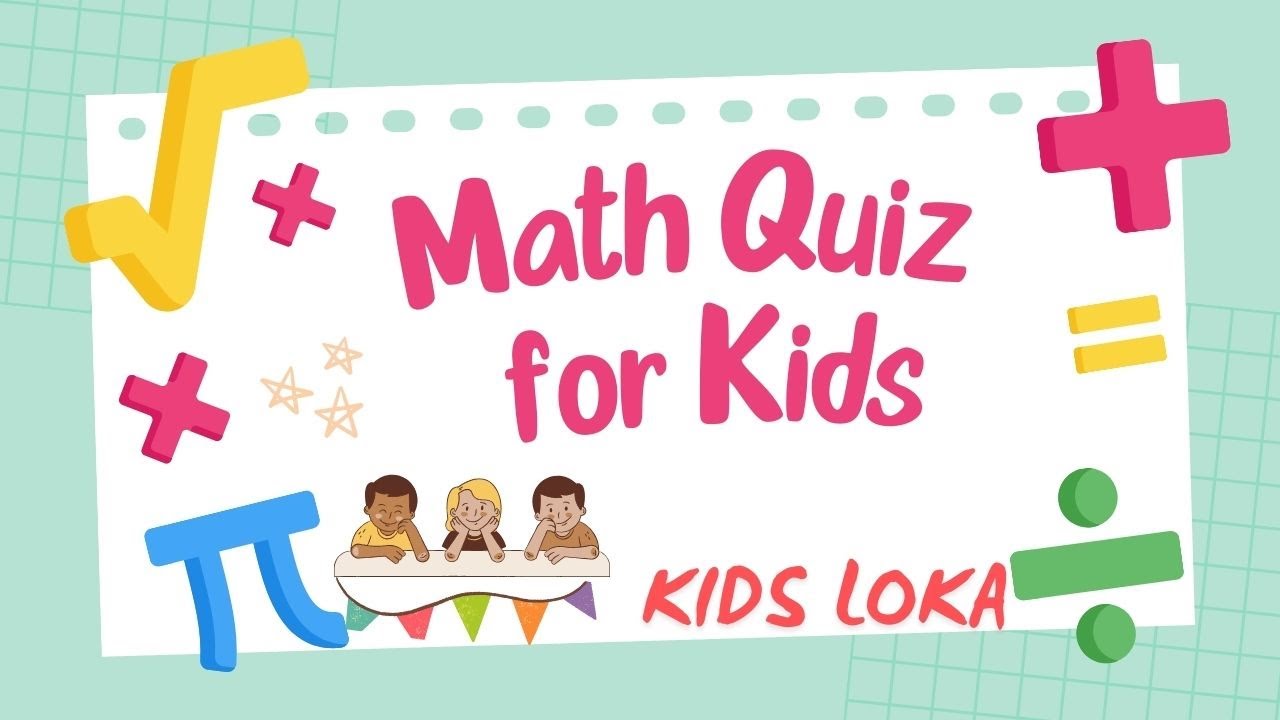 Easy Math Quiz for Kids! 🚀 | Learning Math with Fun Questions
