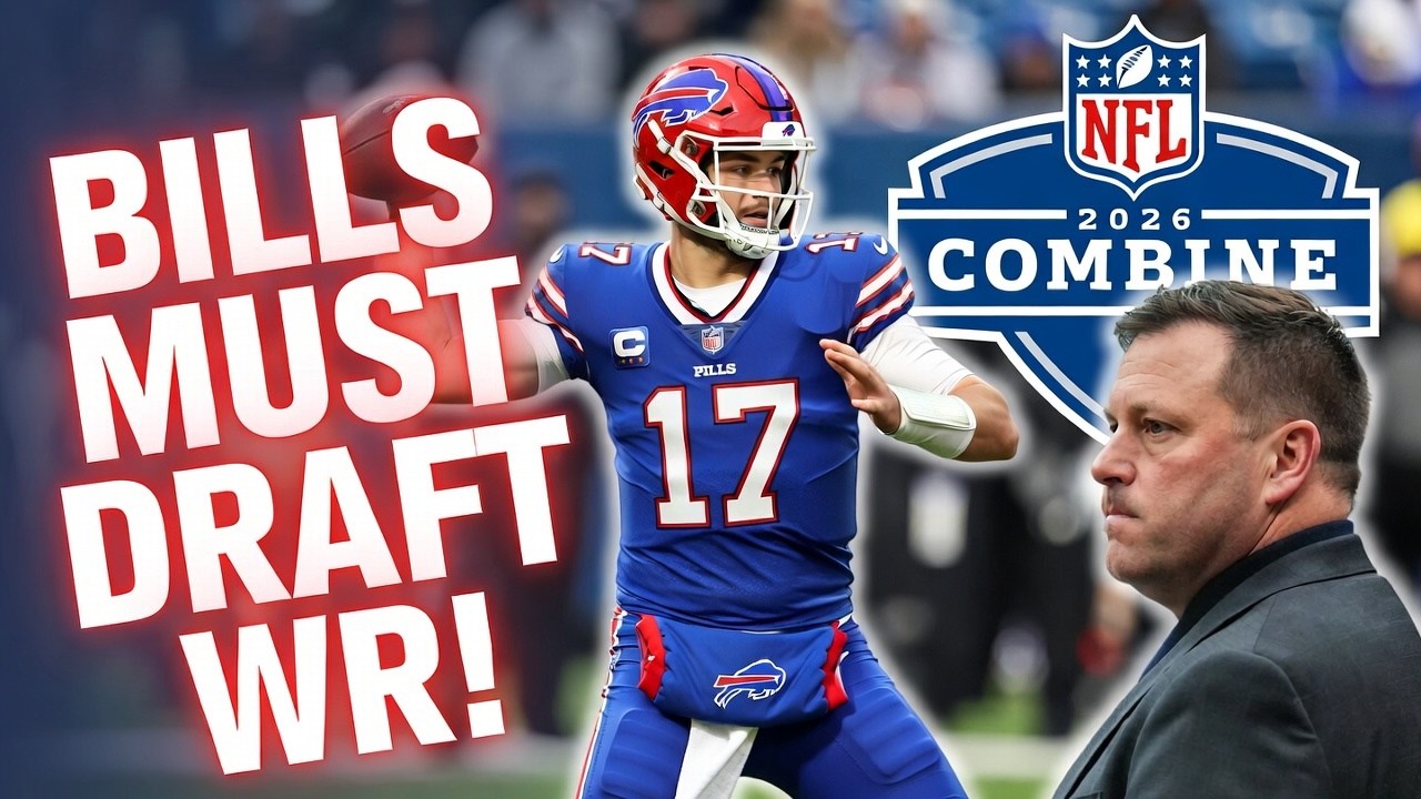 BUFFALO BILLS MUST DRAFT WR AFTER COMBINE MEETINGS TO HELP JOSH ALLEN DOMINATE AFC