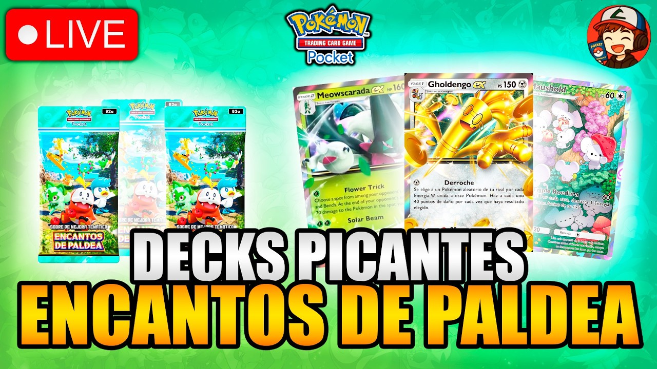 DECKS NUEVOS |🔥ENCANTOS DE PALDEA🔥 en Pokémon TCG Pocket
